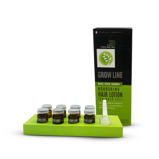 Grow Line Nourshing Hair Lotion 8 Vials Each Vial 10ml